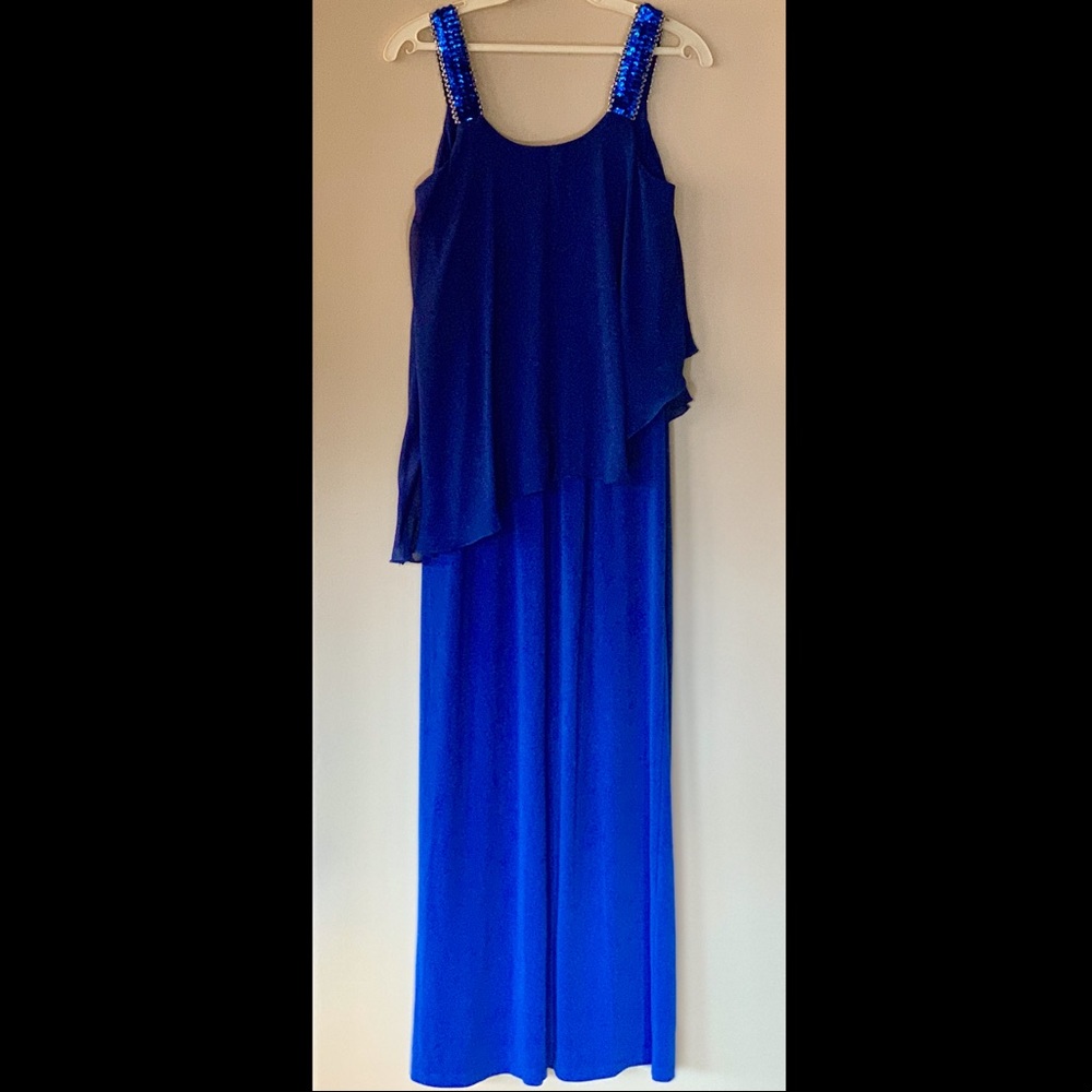Enfocus Studio Flowy Maxi Cocktail Party Dress - Picture 2 of 8